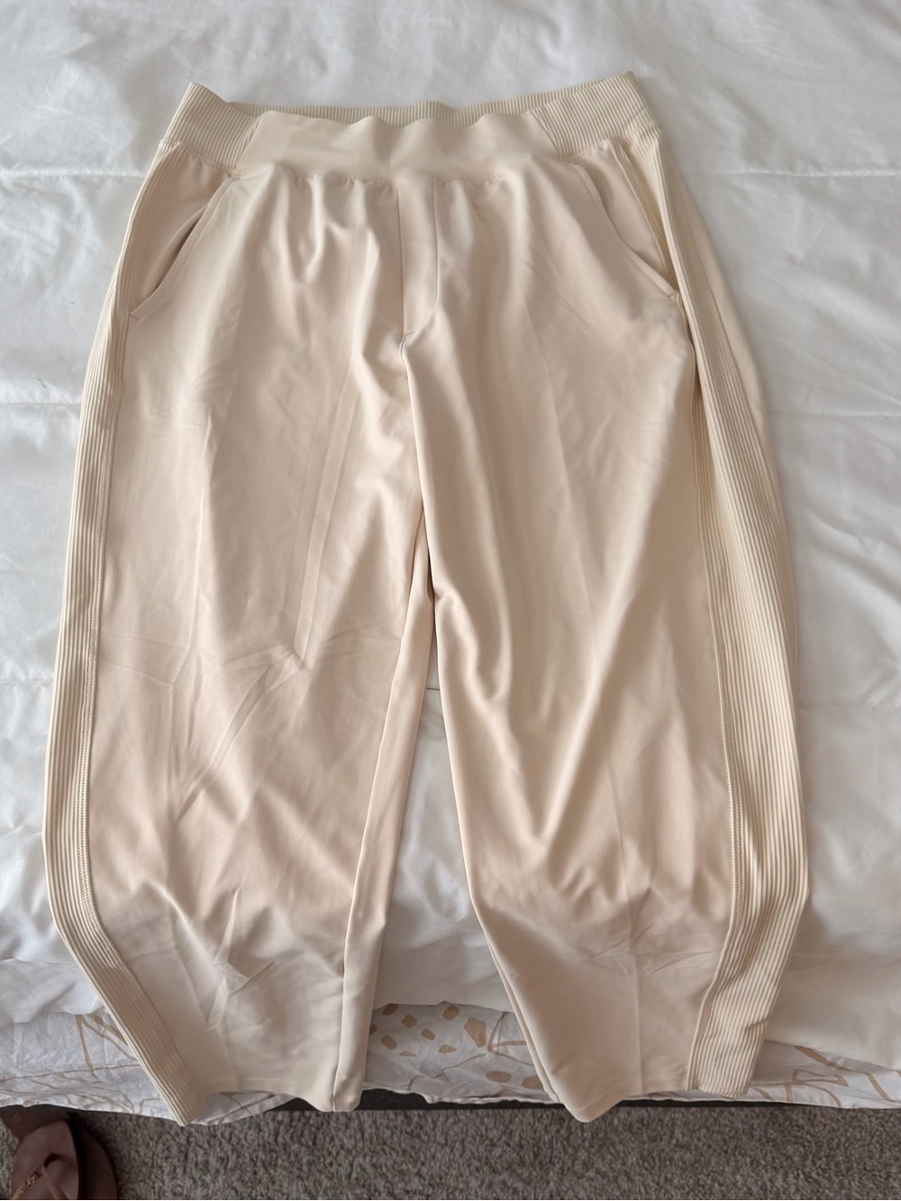 Old Navy Cream Track Joggers